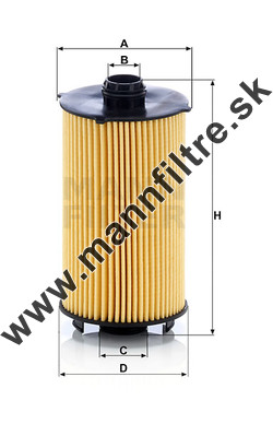 Olejový filter MANN FILTER HU 12 007 x