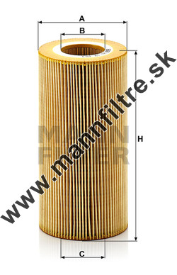 Olejový filter MANN FILTER HU 12 103 x