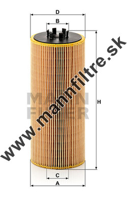 Olejový filter MANN FILTER HU 12 110 x