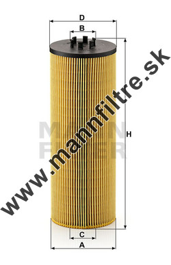 Olejový filter MANN FILTER HU 12 140 x