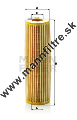 Olejový filter MANN FILTER HU 514 x