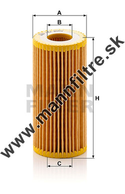 Olejový filter MANN FILTER HU 6002 z