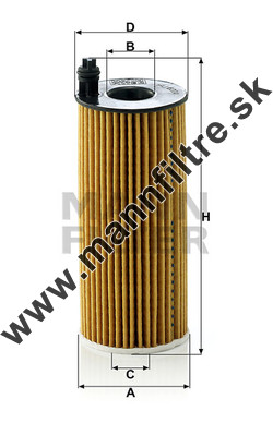 Olejový filter MANN FILTER HU 6004 x