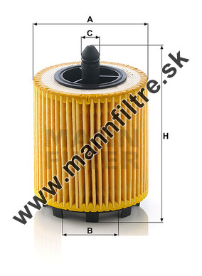 Olejový filter MANN FILTER HU 6007 x