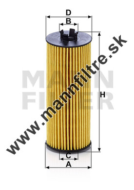 Olejový filter MANN FILTER HU 6009 z