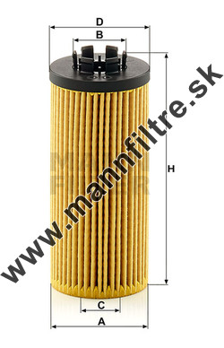 Olejový filter MANN FILTER HU 6012 z KIT