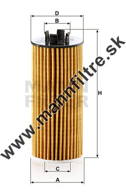 Olejový filter MANN FILTER HU 6015 z KIT