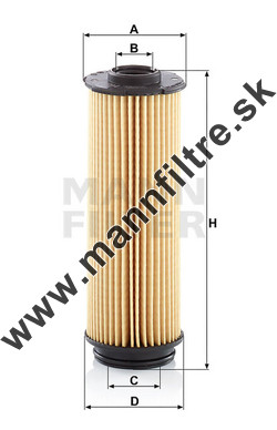 Olejový filter MANN FILTER HU 6022 z