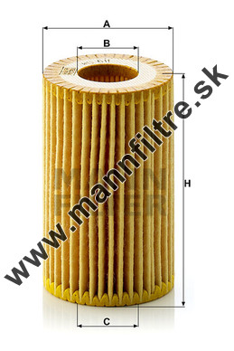 Olejový filter MANN FILTER HU 611 x