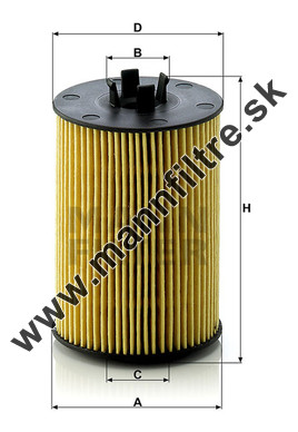 Olejový filter MANN FILTER HU 612/1 x