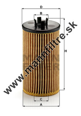 Olejový filter MANN FILTER HU 612/2 x