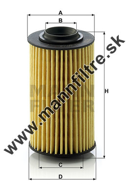 Olejový filter MANN FILTER HU 69/3 x