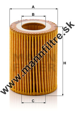 Olejový filter MANN FILTER HU 7003 x