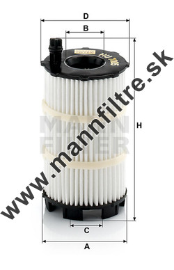 Olejový filter MANN FILTER HU 7005 x