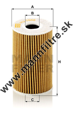 Olejový filter MANN FILTER HU 7008 z