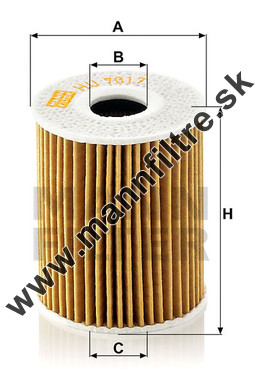 Olejový filter MANN FILTER HU 7017 z