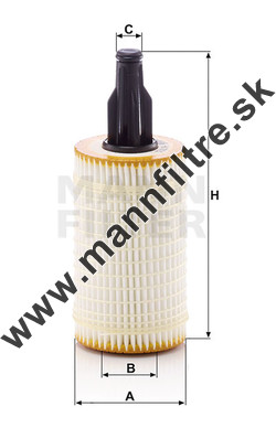 Olejový filter MANN FILTER HU 7025 z