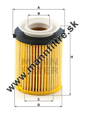 Olejový filter MANN FILTER HU 711/6 z