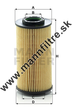 Olejový filter MANN FILTER HU 712/10 x