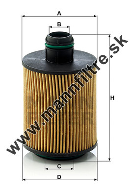 Olejový filter MANN FILTER HU 712/11 x