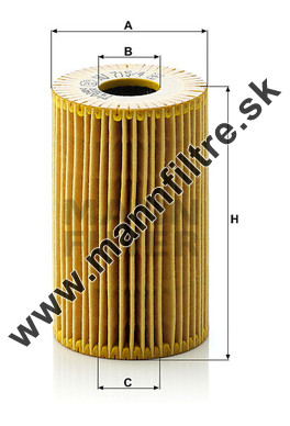 Olejový filter MANN FILTER HU 715/4 x