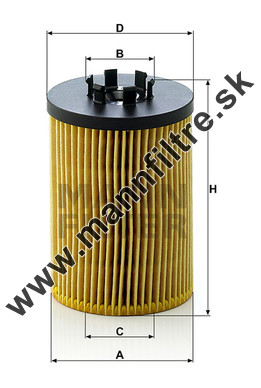 Olejový filter MANN FILTER HU 715/5 x