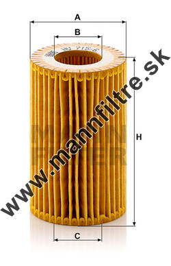 Olejový filter MANN FILTER HU 715/6 x