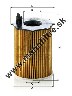 Olejový filter MANN FILTER HU 716/2 x