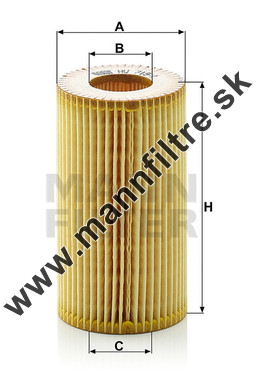 Olejový filter MANN FILTER HU 718/1 y