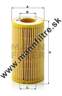 Olejový filter MANN FILTER HU 718/1 z