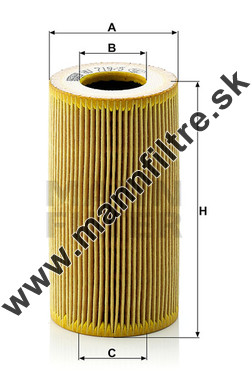 Olejový filter MANN FILTER HU 719/5 x