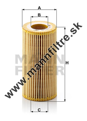 Olejový filter MANN FILTER HU 719/8 y