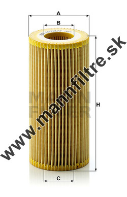 Olejový filter MANN FILTER HU 721/3 x
