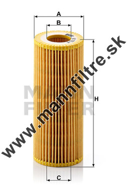 Olejový filter MANN FILTER HU 721/4 x