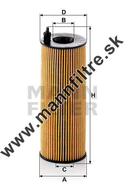 Olejový filter MANN FILTER HU 721/5 x