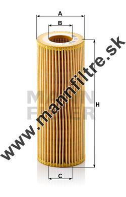 Olejový filter MANN FILTER HU 722 x