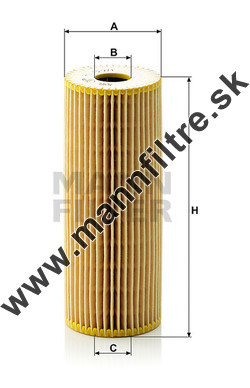 Olejový filter MANN FILTER HU 727/1 x