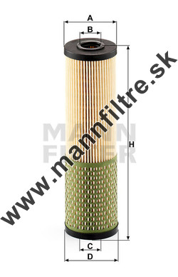 Olejový filter MANN FILTER HU 736 x