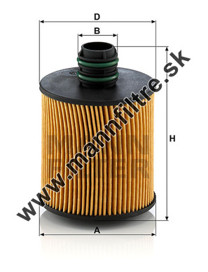 Olejový filter MANN FILTER HU 8006 z