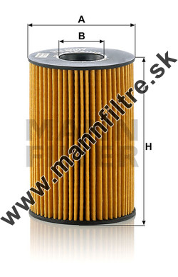Olejový filter MANN FILTER HU 8007 z KIT