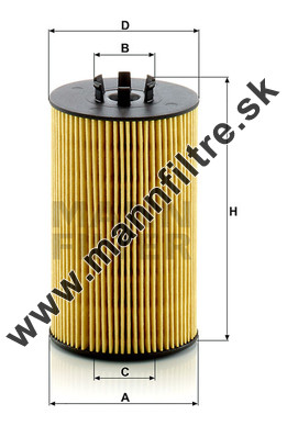 Olejový filter MANN FILTER HU 8012 z
