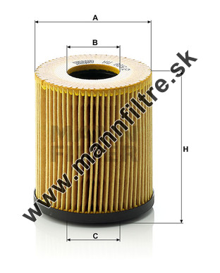 Olejový filter MANN FILTER HU 816/2 x