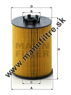 Olejový filter MANN FILTER HU 823 x