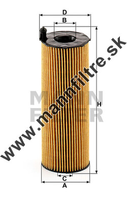 Olejový filter MANN FILTER HU 831 x
