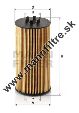Olejový filter MANN FILTER HU 835/1 z