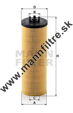 Olejový filter MANN FILTER HU 842 x