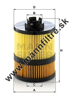 Olejový filter MANN FILTER HU 9002 z