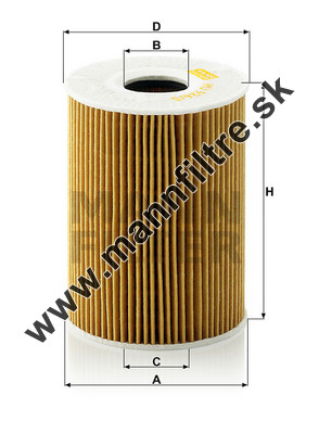 Olejový filter MANN FILTER HU 926/5 y