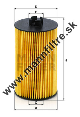 Olejový filter MANN FILTER HU 931/7 x