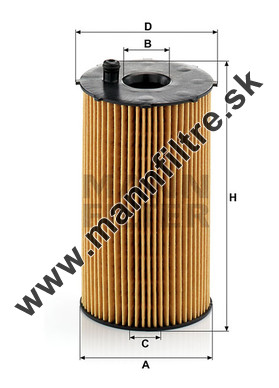 Olejový filter MANN FILTER HU 934/1 x